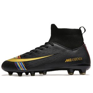 Sapatos de futebol americano de alta qualidade tf fg masculino crianças treinando tênis de esporte simples medem dropshipp 210809