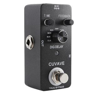 Wholesale true parts resale online - Golf Training Aids Cuvave Mini Digital Delay Guitar Effect Pedal Effects True Bypass Fully Metal Shell Parts Accessories