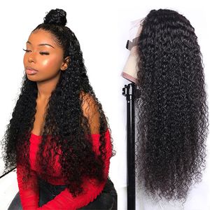 Brazilian13x4 Lace Front Wig Hair Human Curly Wig Kinky Curly Human Hair Wigs For Women Pre Plucked Hairline Perruque