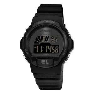 ファッションカジュアルメンズデジタル時計男性スポーツデジタルユニセックス腕時計防水ミリタリークロックリリーゴーノG1022