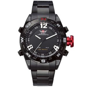 Alalog-Digital Quartz Men's Sports Watch Wrist Watches for Men Electronic Dual Display Military Army Style EPOZZ 2310 G1022