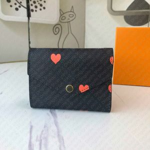 41938 JOGO NA VICTORINE WALLET Designer Womens Compact Envelope Flap Carteiras Chave Moeda Titular do Cartão Bolsa Mini Pochette Accessoires 197Q