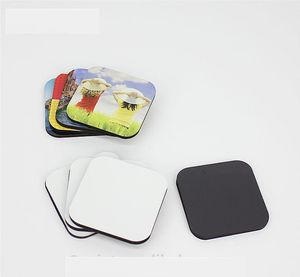 MDF em branco Ima De Geladeira para sublimação de tintura de madeira imã de refrigerador de coração Impressão de coração DIY consumíveis suprimentos