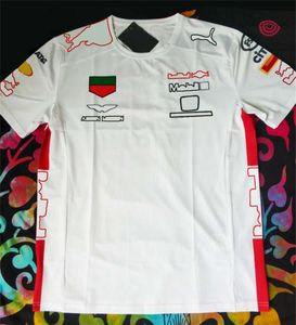 F1 T-skjorta Formel One Racing Service Car Rally Car Short Sleeve T-Shirt Car Corporation Team Work Service Upper353S