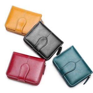 Purses SendeFn Wallet Women Coin Purse Märke Zipper Kvinna Kort Split Läder Liten 5150-6