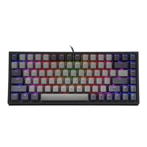 EPOMAKER EP84 84-Key RGB HOTSWAP PBT Boya Subbed Keycaps Mac / Win / Gamers ile Mekanik Oyun Klavyesi Kablolu Mekanik Oyun Klavyesi