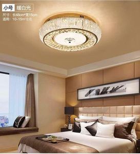 Ceiling Lights Nordic Light Luxury LED Creative Modern Living Room Bedroom Round Crystal Lamp