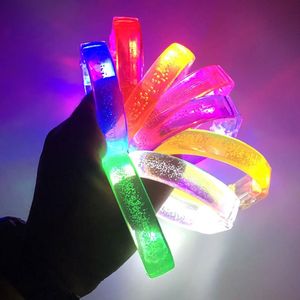 Party Decoration Entertainment Cheering Props Night LED Battery Light-Emitting Bracelet Running Luminous Bar