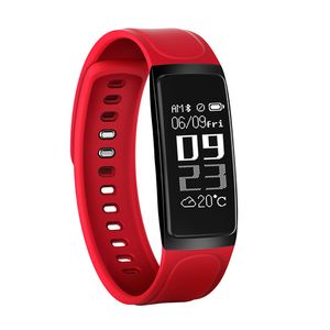 C7S Smart Bracciale Fitness Tracker Pressione sanguigna Cardiofrequenzimetro Sport Smart Watch Schermo impermeabile Orologio da polso intelligente per iPhone Android