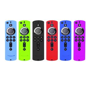 For Amazon Fire TV Stick 4K Remote Control Protective Case 5.9 Inch Cover Silicone Sleeve Shockproof Anti-Slip Replacement