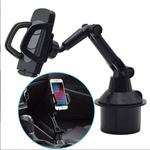 Bilkopphållare Mount Mobiltelefon Stativ Cradle Universal 360 grader Justerbar för iPhone Samsung Universal Phones Holders