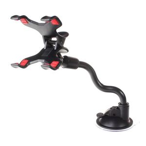 50pcs Soft Tube Car Mount Universal Windshield Dashboard Mobile Phone Holder 360 Degree Rotation Long Arm Stand with Suction Cup