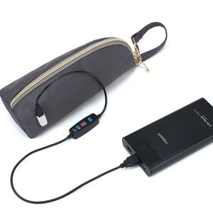 Scaldabiberon per neonati all'aperto Borsa per passeggino da viaggio portatile USB Isolante per acqua calda Latte Riscaldatore di isolamento rapido 210226