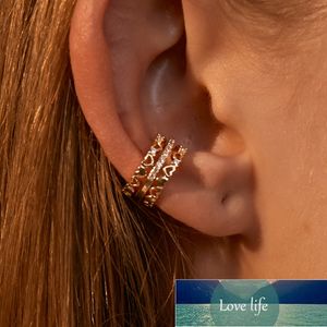 Crystal Earrings 3-layer Heart Ear Clip Earrings For Women Zircon Earing Without Hole Fake Earring Single Ear Bone Clip Earings Factory price expert design Quality