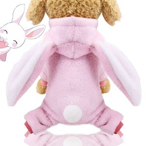 Cartoon Rabbit French Bulldog Små hundkläder Vinter Chihuahua Coat Pug Puppy Halloween Gullig hundjacka Ropa Perro Pet Clothes 211007