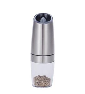 Wholesale Gravity Electric Salt Pepper Grinder, Automatic Mill Battery-Operated with Adjustable Coarseness, LED Light, Kitchen tool