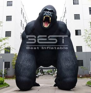 Büyük Üfleyici toptan satış-8 M Özel Dev Reklam Şişme Bir Büyük Goril Modeli Dekorasyon Blower Up Kral Kong Bitki Için Şişme Heykeli