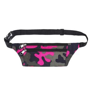 Outdoor waist bag sport waistpacks men women running waist pack fashion camo sport bag outdoor cycling waist bag portable traveling bags