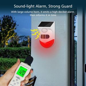 Sistemas de alarme Tuya WiFi PIF PIR PIRA ADLEMANDO Detector à prova d'água sem fio solar para casa Sistema de segurança GSM Burglar