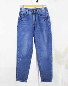 Kvinna sommar pojkvän mamma harem jeans för kvinnor plus storlek lös passform fotled längd denim byxor koreanska stil pantalon mujer1