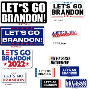 Lets Go Brandon Biden Klistermärke FJB Självhäftande dator Cup Car Sticker Bag Sticker