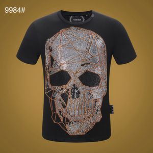 Plein Bear t Shirt Mens Designer Magliette Abbigliamento di marca Strass Skull Uomo T-shirt Classica alta qualità Hip Hop Streetwear Maglietta Casual Top Tees Pb 11270