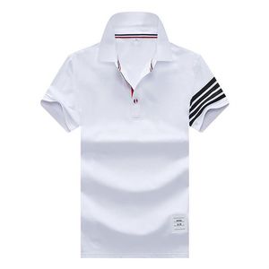 2021 Luxurys Designer Herren Kleid Mode Poloshirts Männer Casual Hochzeit Polos Brief Drucken Stickerei Sommer T-shirt High Street 100% Baumwolle Größe M-3XL #04