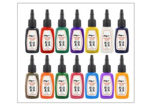 L'inchiostro del tatuaggio all'ingrosso fornisce 15 ml 14 colori 1/2 OZ di alta qualità