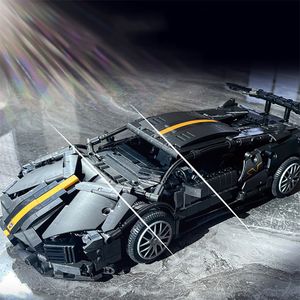 Mork Moc 023015 Sports Super Racing Car Build Blocks Build Blocks Модульные модульные кирпичные игрушки для мальчиков Kids Gift 1137pcs