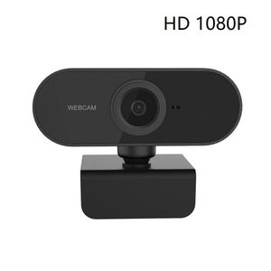 Mini Cam 1080p HD USB-kamera Dator Online Teching Conference Web Cameras 360 Rotaed med mikrofon