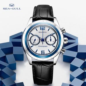 Armbandsur Seagull 2021 Mäns Mekaniska Manual Watch Multifunktionell Sportkronograf Business Casual Sapphire 219.311