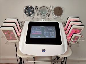 Clinic Salon Spa 6 i 1 Radiofrekvens Hudstramning Slimming Ultraljud Kavitation 40K Laser Lipo Machine