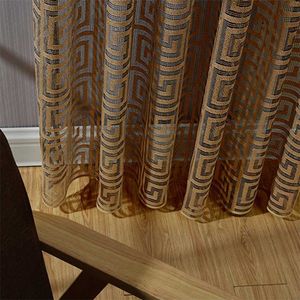 Arrival Chinese Luxury Curtain Sheer For The Living Room Bedroom Tulle Window kitchen Lace Quality Blinds 211203