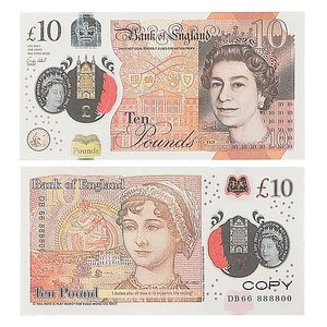 PROP MONEY COPY Spiel UK POUNDS GBP BANK 10 20 50 NOTES Filme Spielen Fake Casino Photo BoothWPCF