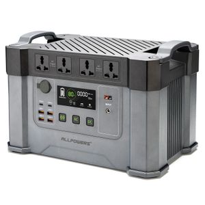 Portable Solar Generator Power Inverter Solar Power Station 1500WH 2000W Power for Home Outdoor