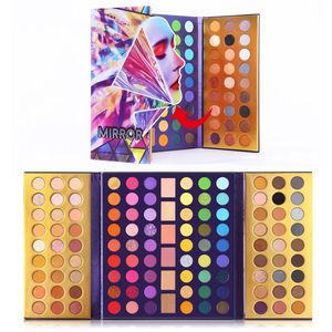 New arrival 114 colors eye shadow palette Earth color Glitter Shimmer Matte contour blush highlighter waterproof