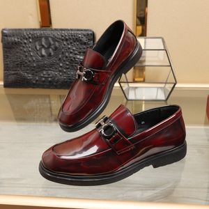 Mocassins masculinos elegantes feitos à mão Oxfords sem cadarço de couro genuíno marca perfeita para caminhadas sapatos de festa de casamento tamanho 38-44