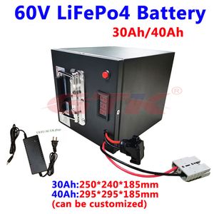 GTK LifePo4 60V 40AH 30AH 20S Lithum Akumulatoryjne z BMS do mobilności motocyklowej elektromagnety EV+5A Ładowarka EV+5A