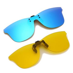 Grampo Óculos De Sol venda por atacado-Óculos de sol carro de carro de condução óculos clipe polarizado em homens mulheres anti reflexo óculos de óculos de goggle lenes vermelho azul acessórios de óculos