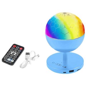 Nachtverlichting Party Roterende Disco Ball Geluid geactiveerd kleuren DJ lamp met afstandsbediening en Bluetooth luidspreker