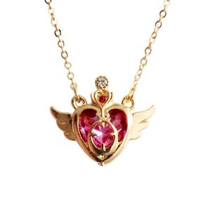 10 pcs/ lot fashion jewelry accessories rhinestone heart necklace X0707