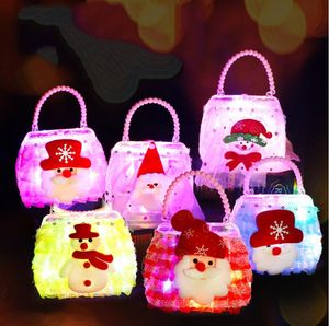 Creative luminous handbags childrens play house toys handmade kids favorite birthday gifts LED Christmas bag