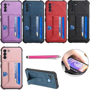 Phone Cases For Samsung Galaxy A12 A02 M02 A02S A03S A11 A21S A22 A32 A52 A72 S21 S21FE S21PLUS S21ULTRA M11 M02 PU Leather Shockproof Dirt-resistant Cover