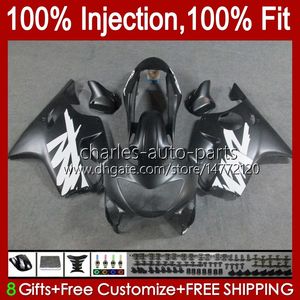 Injektionsformmissioner för Honda CBR600F4 CBR 600 F4 FS CC Matte Black 600F4 99 00 karosseri 54no.54 CBR600 F4 CBR600FS 1999 2000 600CC 1999-2000 OEM Body Kit 100% Fit