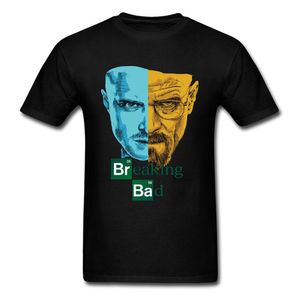 Breaking Bad Koszulki Dla Mężczyzn Walter White Print Cool Jesse Pinkman Tees Bawełniane Tshirt Męskie Letnie Streetwear TV Series Man