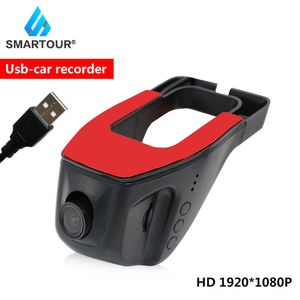 Автомобильный видеорегистратор Smartour USB автомобиль DVR CAM HD 1080P ночного видения вождения видеозапись видеокамера Автоматический рекордер