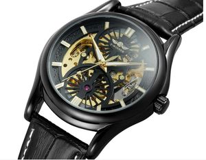 Top-Verkauf WINNER Mode Mann Uhren Herren Automatikuhr mechanische Uhr für Mann WN50