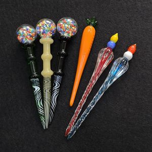 Multiple Wax Dab Tools Smoking Accessories Glass Dabber For Quartz Banger Water Pipes Dry Herb Vaporizer Tobacco Tool DAT02-4