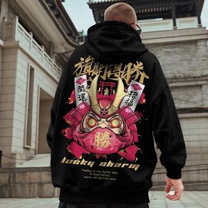 대형 Hoodie Streetwear 후드 티 남성 패션 트렌드 스트리트 힙합 까마귀 남성 캐주얼 스웨트 스트리트웨어 남자 느슨한 풀 오버 201113