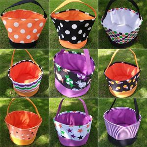 Halloween Dekoration Party Supplies Canvas Bag Candy Basket Pumpkin Halloween Korg 12 Style T500979